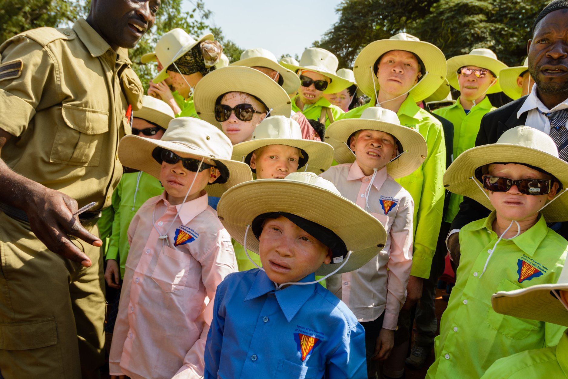 Children prepare for SNUPA's IAAD march
